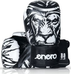 Боксерские перчатки Enero Tiger, 8 унций, черные цена и информация | Боевые искусства | pigu.lt