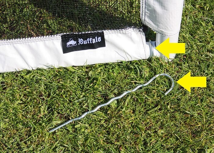 Futbolo vartai Buffalo Champ Cup, 185x125x70 cm kaina ir informacija | Futbolo vartai ir tinklai | pigu.lt