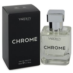 Tualetinis vanduo Yardley Chrome by Yardley London EDT vyrams, 50 ml цена и информация | Мужские духи | pigu.lt