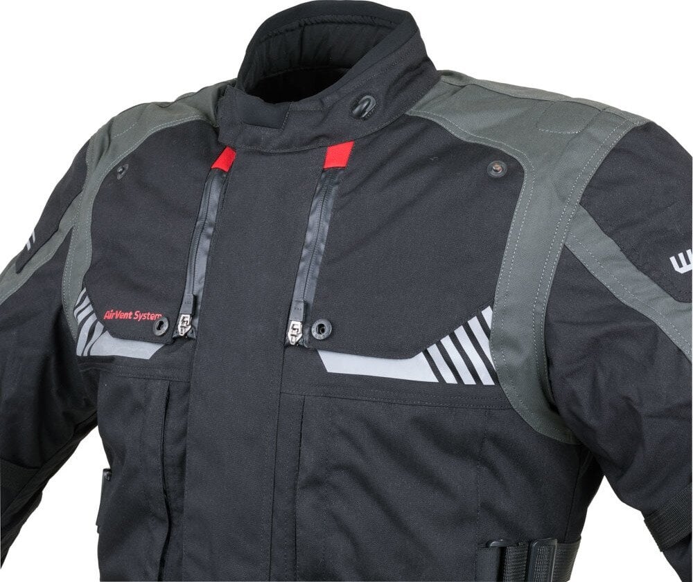 Moto striukė W-TEC Excellenta Evo Touring - Thunderstorm Gray 6XL kaina ir informacija | Moto striukės | pigu.lt