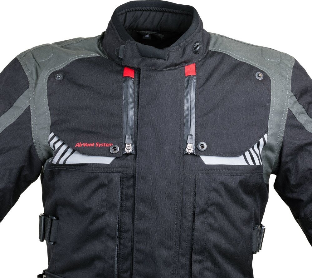 Moto striukė W-TEC Excellenta Evo Touring - Thunderstorm Gray 6XL kaina ir informacija | Moto striukės | pigu.lt