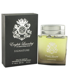 Kvapusis vanduo English laundry signature EDP vyrams, 100 ml kaina ir informacija | Kvepalai vyrams | pigu.lt