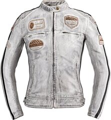 Moteriškas odinis moto švarkas W-TEC Sheawen Lady White New - White XL цена и информация | Мотоциклетные куртки | pigu.lt