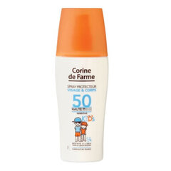 Purškiklis nuo saulės vaikams Corine De Farme SPF 50, 150 ml цена и информация | Кремы от загара | pigu.lt