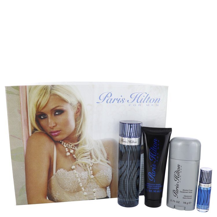 Rinkinys Paris hilton vyrams: tualetinis vanduo EDT, 100ml + 25 ml + kūno purškiklis, 100ml + dezodorantas kaina ir informacija | Kvepalai vyrams | pigu.lt