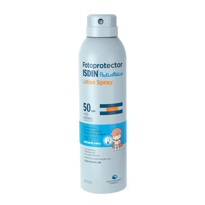 Losjonas nuo saulės Isdin Fotoprotector Pediatrics Spray, 250 ml цена и информация | Kremai nuo saulės | pigu.lt