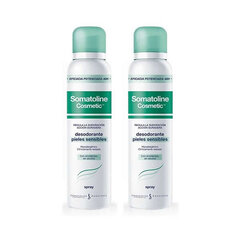 Purškiamas dezodorantas Somatoline Cosmetic Pack Sensitive Skin, 2 x 150 ml kaina ir informacija | Dezodorantai | pigu.lt