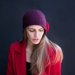 Art of Polo Шапка | красный, бордовый cz19318-5 цена и информация | Женские шапки | pigu.lt