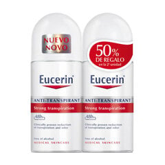 Rutulinis dezodorantas Eucerin antiperspirant dezodorantas roll on, 2x50ml kaina ir informacija | Dezodorantai | pigu.lt