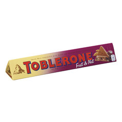 Pieniškas šokoladas Toblerone Fruit & Nut, 100 g kaina ir informacija | Saldumynai | pigu.lt