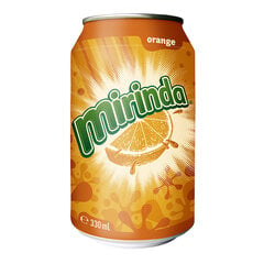 Gazuotas gėrimas Mirinda Orange, 0,33 l kaina ir informacija | Gaivieji gėrimai | pigu.lt