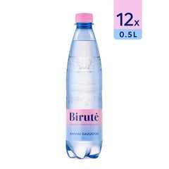 Gazuotas natūralus mineralinis vanduo Birutė, 12 x 0,5 L kaina ir informacija | Vanduo | pigu.lt