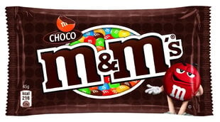 Šokoladiniai saldainiai M&M's Choco, 45 g kaina ir informacija | Saldumynai | pigu.lt