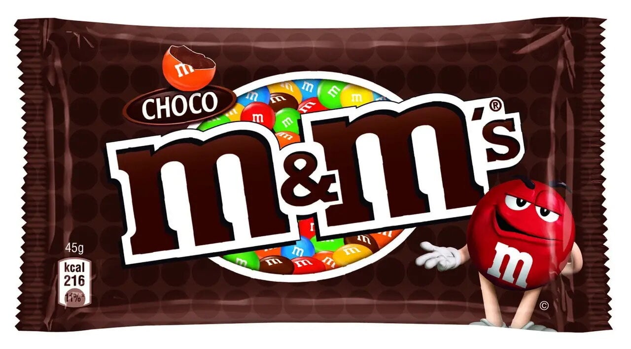 Šokoladiniai saldainiai M&M's Choco, 45 g kaina ir informacija | Saldumynai | pigu.lt