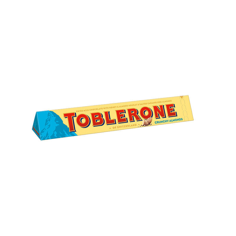 Pieniškas šokoladas su migdolais Toblerone, 100g kaina ir informacija | Saldumynai | pigu.lt