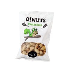 Фисташки O!Nuts жаренные и соленые, 150 г цена и информация | Закуски, чипсы | pigu.lt