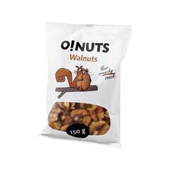 Грецкие орехи O!Nuts, 150 г цена и информация | Орехи, сухофрукты, семечки | pigu.lt