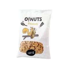 Поджаренный и соленый арахис O!Nuts, 150 г цена и информация | Закуски, чипсы | pigu.lt