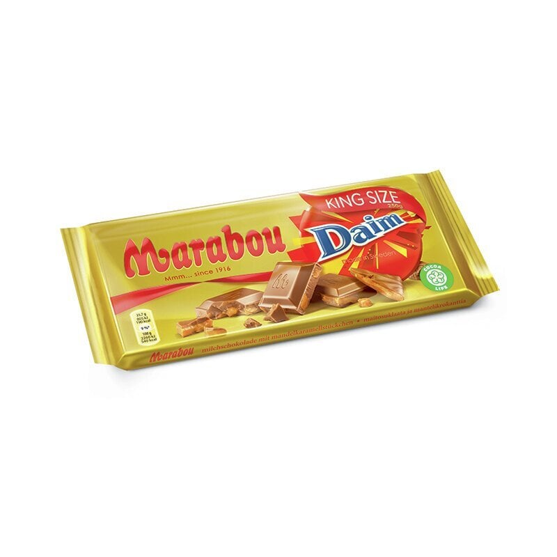 Pieniškas šokoladas Marabou Daim, 250 g kaina ir informacija | Saldumynai | pigu.lt