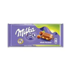 Šokoladas Milka Whole Hazelnut, 100g kaina ir informacija | Saldumynai | pigu.lt