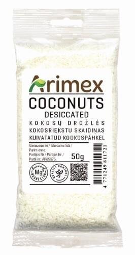 Kokoso drožlės Arimex, 50 g цена и информация | Užkandžiai, traškučiai | pigu.lt