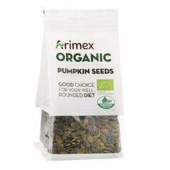 Ekologiškos lukštentos moliūgų sėklos Arimex Organic, 200 g kaina ir informacija | Riešutai, sėklos, džiovinti vaisiai | pigu.lt