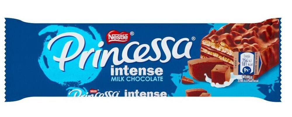Vaflinis batonėlis Princessa, pieniško šokolado skonio, 33g цена и информация | Saldumynai | pigu.lt