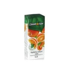 Апельсиновый сок Elmenhorster, 100%, 0,2 л цена и информация | Соки, нектары | pigu.lt