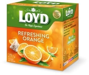 Фруктовый чай Loyd, со вкусом апельсина, 20 шт. цена и информация | Чай | pigu.lt