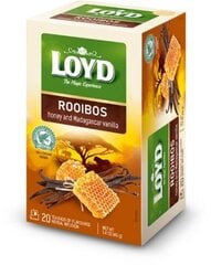 Красный чай Loyd со вкусом меда и ванили, 20 x 2г цена и информация | Чай | pigu.lt