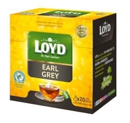 Ароматизированный черный чай Loyd Earl Grey, 20 x 2 г цена и информация | Чай | pigu.lt