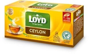 Loyd Цейлонский ароматизированный черный чай, 25 шт. цена и информация | Чай | pigu.lt