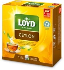 Ароматизированный черный чай Loyd Ceylon, 75x2 г цена и информация | Чай | pigu.lt