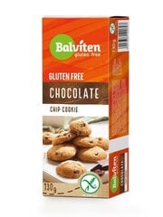 Sausainiai su šokolado gabaliukais Balviten gluten free, 130 g kaina ir informacija | Saldumynai | pigu.lt