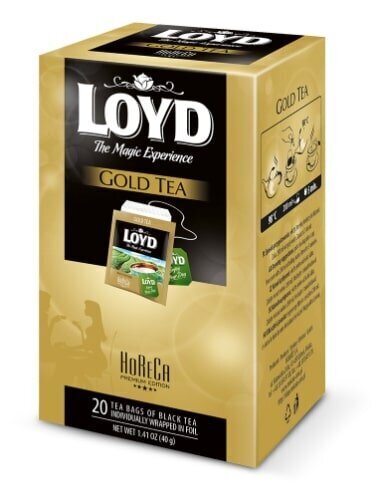 Loyd Horeca Gold Tea juodoji arbata, 20 x 2g цена и информация | Arbata | pigu.lt