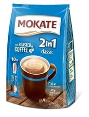 Кофейный напиток Mokate 2в1 Классический, 10 х 14г цена и информация | Кофе, какао | pigu.lt