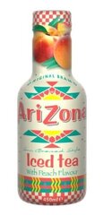 Холодный напиток Аризона, вкус персика, 450 мл цена и информация | Прохладительные напитки | pigu.lt