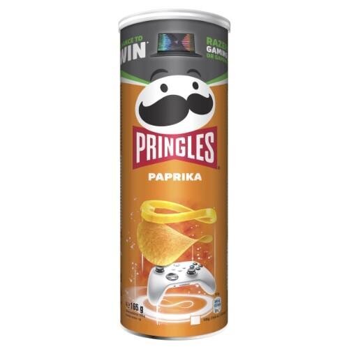 Užkandis Pringles Paprika Gaming, 165 g kaina ir informacija | Užkandžiai, traškučiai | pigu.lt