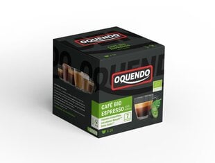 Oquendo DG Bio 100% Espresso kavos kapsulės, 16 vnt. kaina ir informacija | Kava, kakava | pigu.lt
