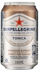 Освежающий газированный напиток San Pellegrino Tonic Oakwood, 0,33 л цена и информация | Прохладительные напитки | pigu.lt