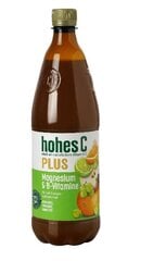 Сок Hohes C, апельсиновый, виноградный, лаймовый, 100%, с магнием и витаминами, 1л цена и информация | Соки, нектары | pigu.lt