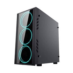 Aigo Black Technology Mini Micro-ATX kompiuterio korpusas, juoda kaina ir informacija | Korpusai | pigu.lt