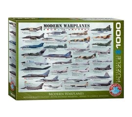 Dėlionė Eurographics, 6000-0076, Modern Warplanes, 1000 d. kaina ir informacija | Dėlionės (puzzle) | pigu.lt