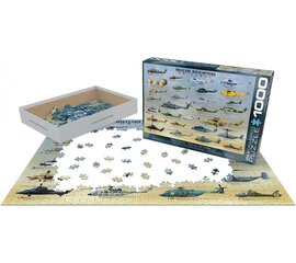 Dėlionė Eurographics, 6000-0088, Military Helicopters, 1000 d. kaina ir informacija | Dėlionės (puzzle) | pigu.lt