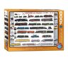 Dėlionė Eurographics, 6000-0251, History of Trains, 1000 d. kaina ir informacija | Dėlionės (puzzle) | pigu.lt