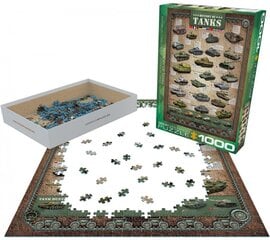 Dėlionė Eurographics, 6000-0381, History of Tanks, 1000 d. kaina ir informacija | Dėlionės (puzzle) | pigu.lt