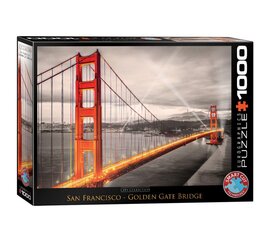 Dėlionė Eurographics, 6000-0663, San Francisco, Golden Gate Bridge, 1000 d. kaina ir informacija | Dėlionės (puzzle) | pigu.lt