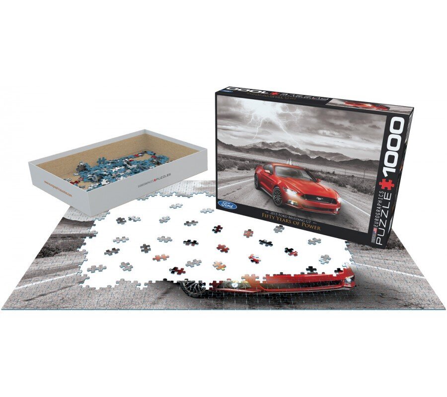 Dėlionė Eurographics, 6000-0702, Ford Mustang, Fifty Years of Power, 1000 d. цена и информация | Dėlionės (puzzle) | pigu.lt