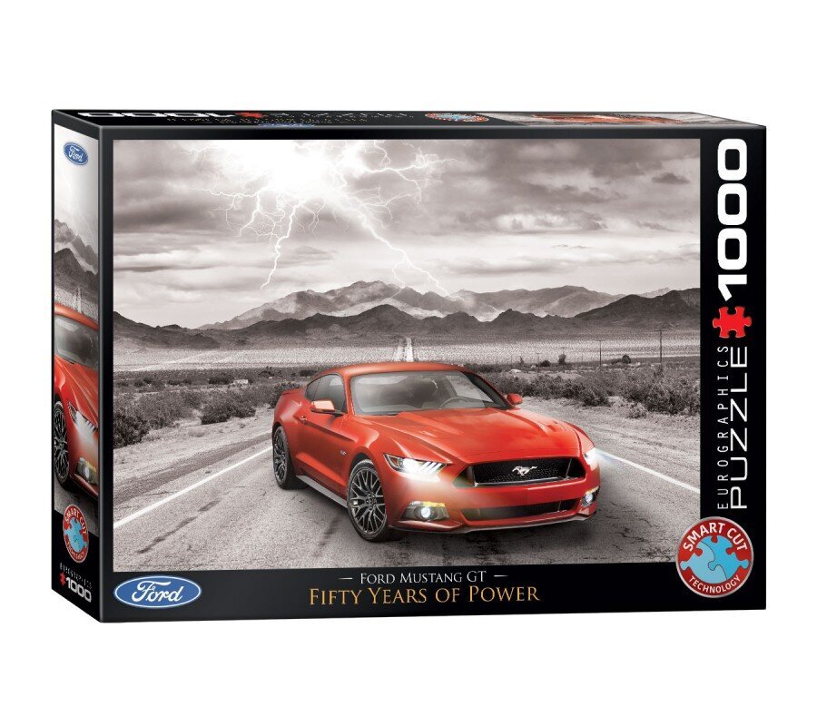 Dėlionė Eurographics, 6000-0702, Ford Mustang, Fifty Years of Power, 1000 d. цена и информация | Dėlionės (puzzle) | pigu.lt