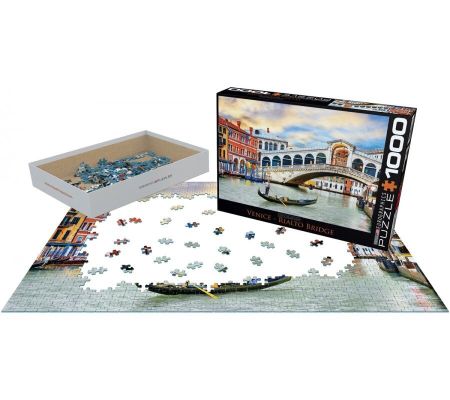 Dėlionė Eurographics, 6000-0766, Venice, The Grand Canal, 1000 d. kaina ir informacija | Dėlionės (puzzle) | pigu.lt